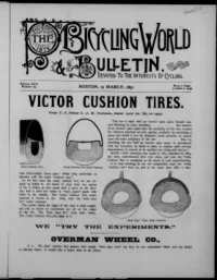 The Bicycling World, Vol 22, No 20 cover