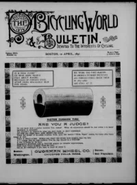 The Bicycling World, Vol 22, No 24 cover