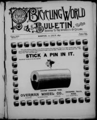 The Bicycling World, Vol 23, No 11 cover