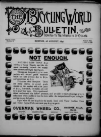 The Bicycling World, Vol 23, No 18 cover