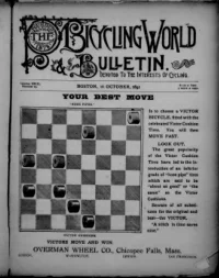The Bicycling World, Vol 23, No 25 cover