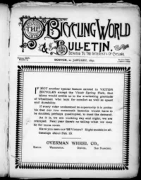 The Bicycling World, Vol 24, No 13 cover