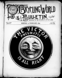 The Bicycling World, Vol 24, No 17 cover