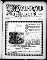 The Bicycling World, Vol 24, No 23 cover