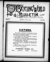 The Bicycling World, Vol 24, No 28 cover
