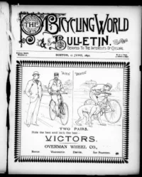 The Bicycling World, Vol 24, No 34 cover