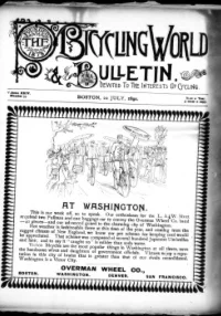 The Bicycling World, Vol 24, No 39 cover