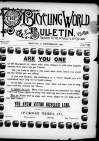 The Bicycling World, Vol 24, No 4 cover