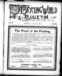 The Bicycling World, Vol 24, No 42 cover