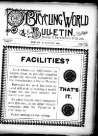The Bicycling World, Vol 24, No 44 cover