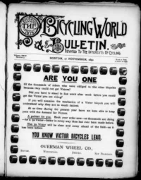 The Bicycling World, Vol 24, No 5 cover