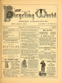 The Bicycling World, Vol 3, No 21 cover