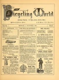 The Bicycling World, Vol 3, No 24 cover
