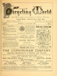 The Bicycling World, Vol 4, No 10 cover