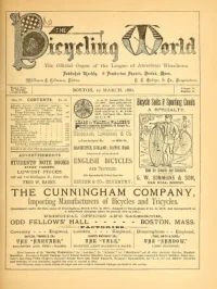 The Bicycling World, Vol 4, No 18 cover
