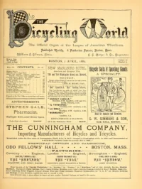 The Bicycling World, Vol 4, No 22 cover