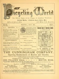 The Bicycling World, Vol 4, No 26 cover
