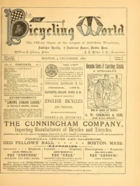 The Bicycling World, Vol 4, No 5 cover