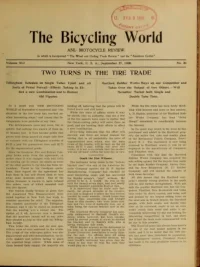 The Bicycling World, Vol 41, No 26 cover