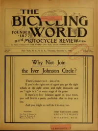 The Bicycling World, Vol 42, No 10 cover