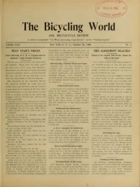 The Bicycling World, Vol 42, No 4 cover
