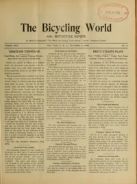 The Bicycling World, Vol 42, No 5 cover