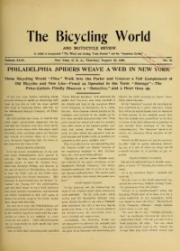 The Bicycling World, Vol 43, No 21 cover