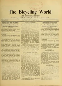 The Bicycling World, Vol 43, No 4 cover