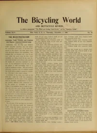 The Bicycling World, Vol 44, No 10 cover