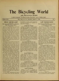The Bicycling World, Vol 44, No 5 cover