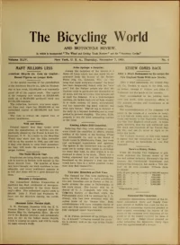 The Bicycling World, Vol 44, No 6 cover