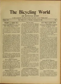 The Bicycling World, Vol 44, No 9 cover