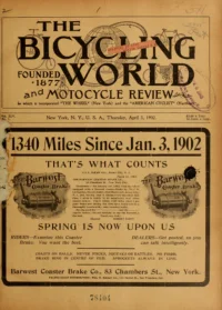 The Bicycling World, Vol 45, No 1 cover