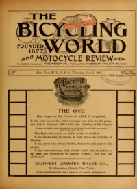 The Bicycling World, Vol 45, No 10 cover