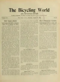 The Bicycling World, Vol 45, No 21 cover