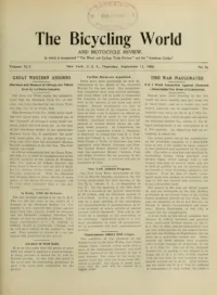 The Bicycling World, Vol 45, No 24 cover