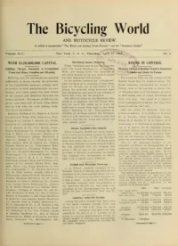 The Bicycling World, Vol 45, No 3 cover