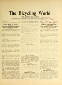 The Bicycling World, Vol 46, No 10 cover