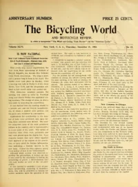 The Bicycling World, Vol 46, No 12 cover
