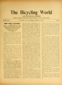 The Bicycling World, Vol 46, No 21 cover