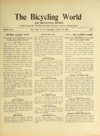 The Bicycling World, Vol 46, No 5 cover