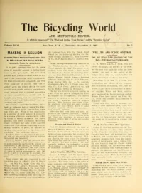 The Bicycling World, Vol 46, No 7 cover