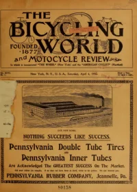 The Bicycling World, Vol 47, No 1 cover