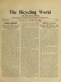 The Bicycling World, Vol 47, No 15 cover