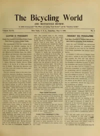 The Bicycling World, Vol 47, No 6 cover
