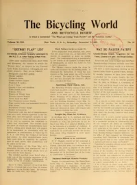 The Bicycling World, Vol 48, No 10 cover