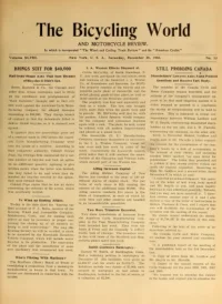 The Bicycling World, Vol 48, No 13 cover