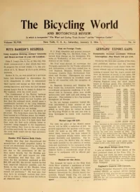 The Bicycling World, Vol 48, No 14 cover