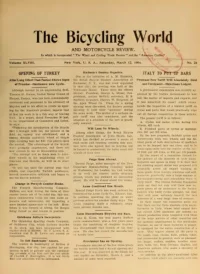 The Bicycling World, Vol 48, No 24 cover