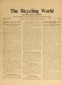 The Bicycling World, Vol 48, No 25 cover